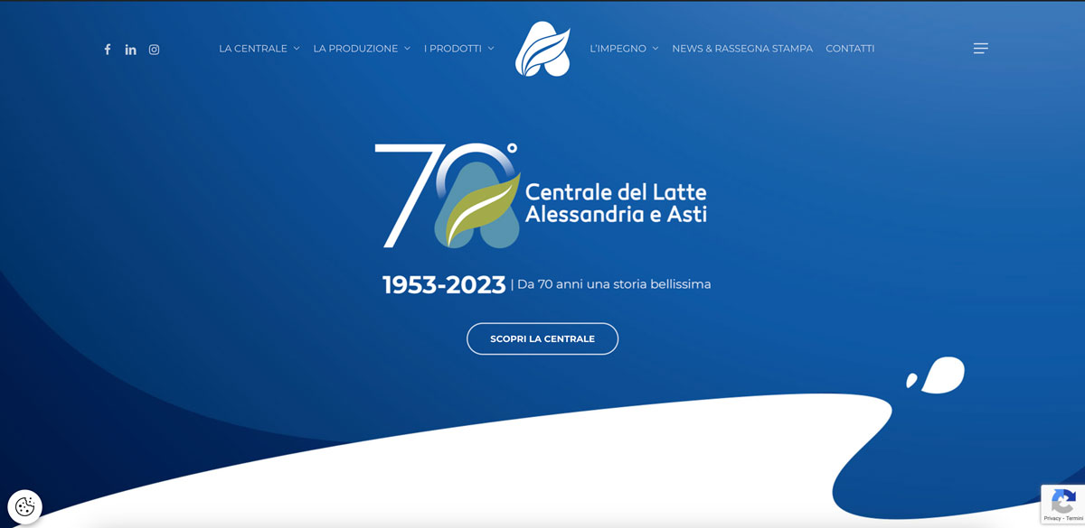 Centrale del Latte di Alessandria e Asti Website