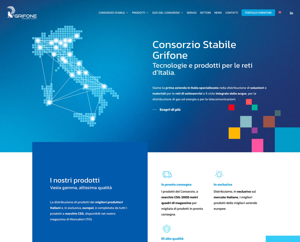 Consorzio Stabile Grifone Website