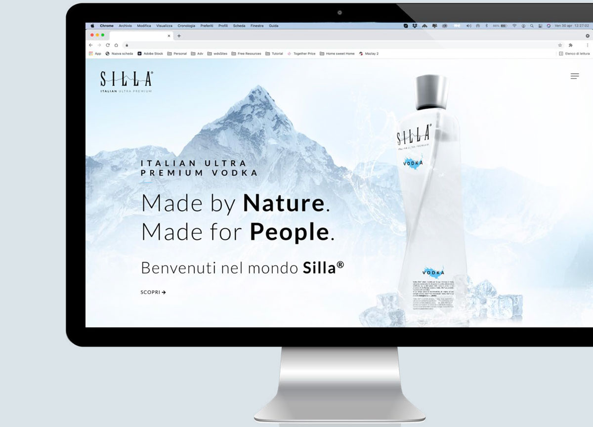 Vodka Silla Website